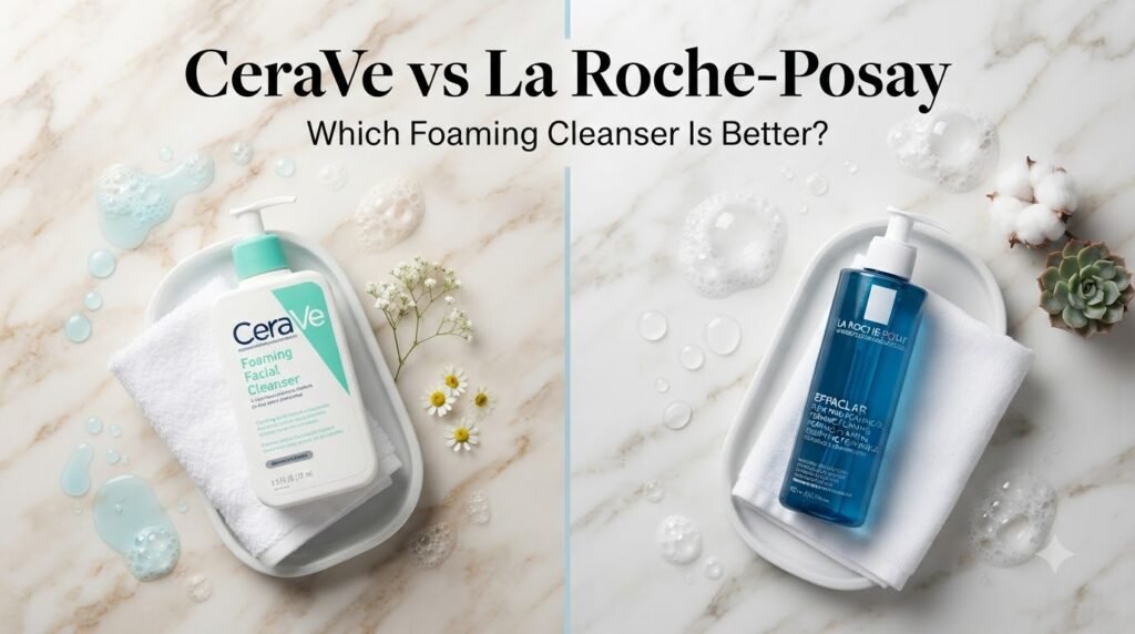 CeraVe vs La Roche-Posay: The Foaming Cleanser Showdown