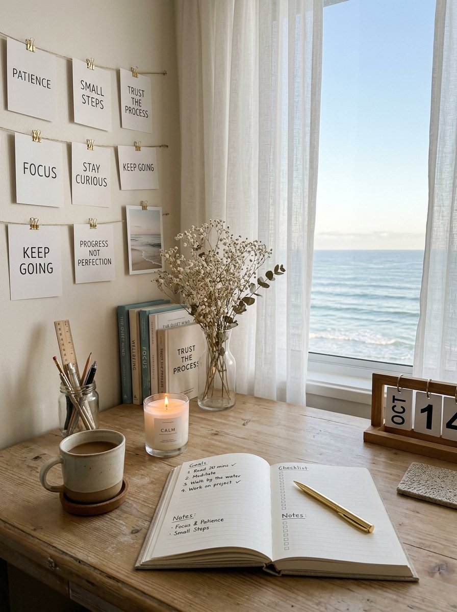 desk with books and coffee 202607221435