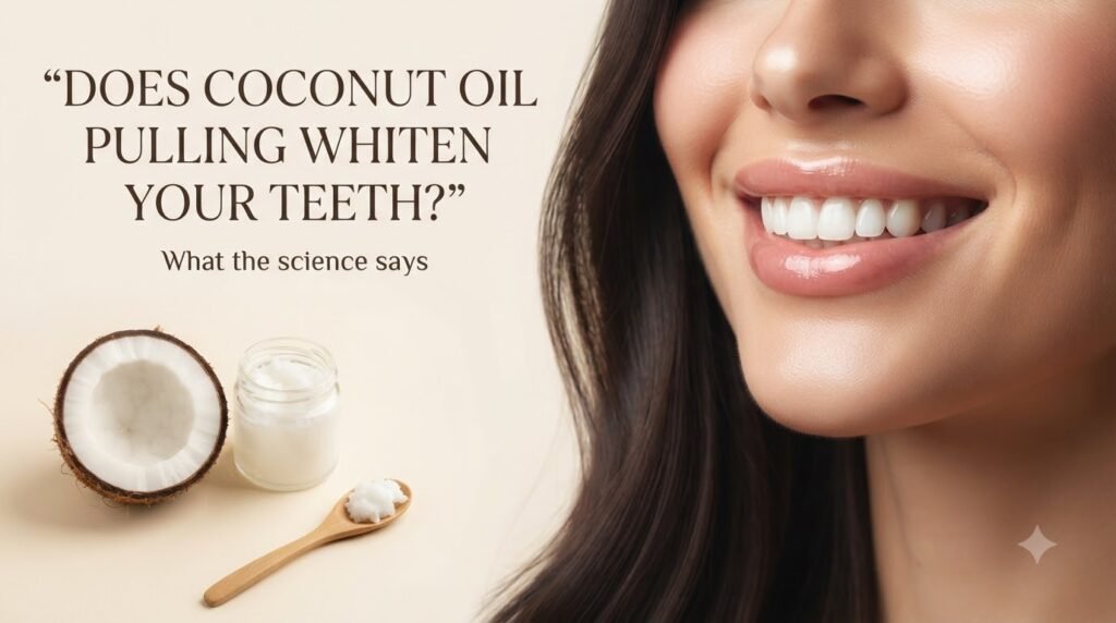 Can Coconut Oil Pulling Whiten Teeth?